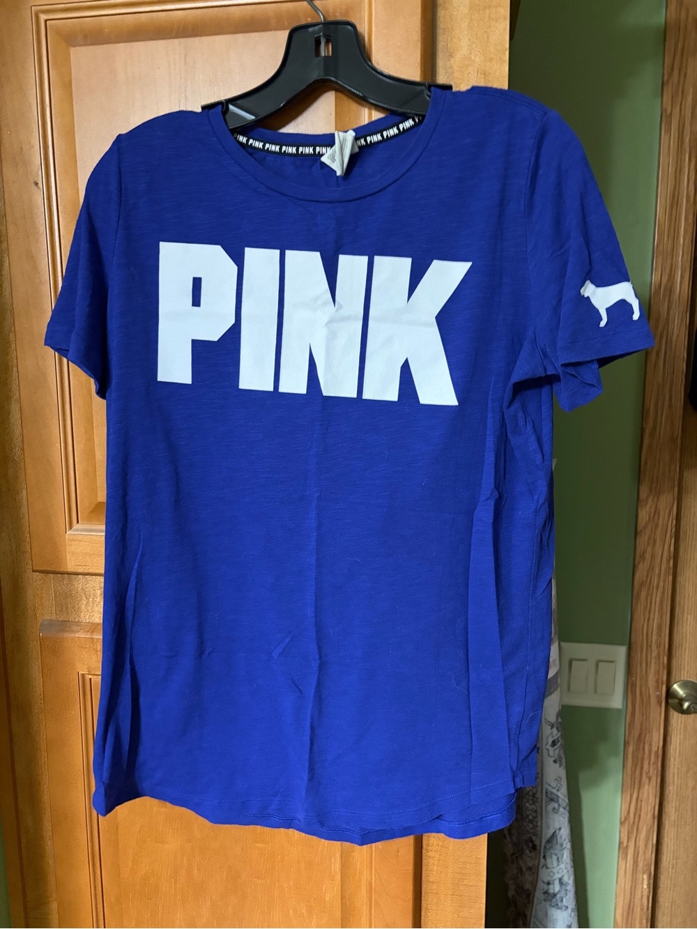 Victoria's Secret PINK Purple Logo Tee